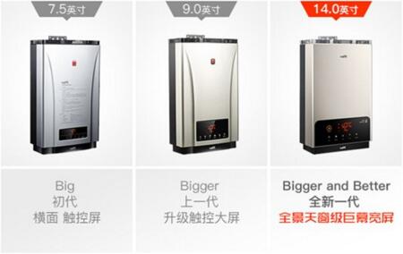 華帝i12027鉅幕系列全視智慧熱水器深得父母歡心！