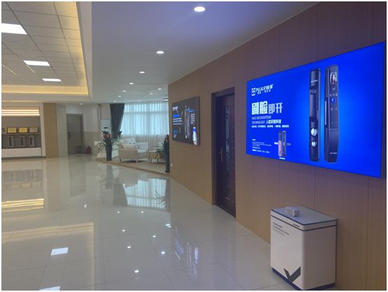 新展廳 新形象 普鑫智能鎖以新面貌面向新時(shí)代