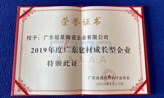 品牌榮譽|冠星陶瓷企業(yè)攬獲4項重量級權威大獎