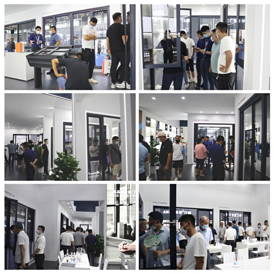 展會進行時丨皇雅門窗系統南京移門展首日盛況，現場直擊!